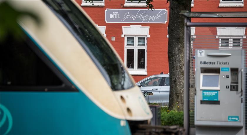 Hotel Jernbanegade Kibæk Buitenkant foto