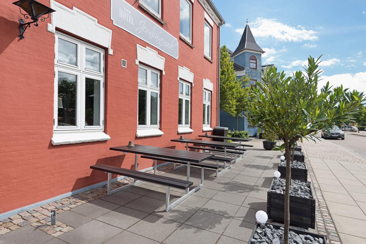 Hotel Jernbanegade Kibæk Buitenkant foto